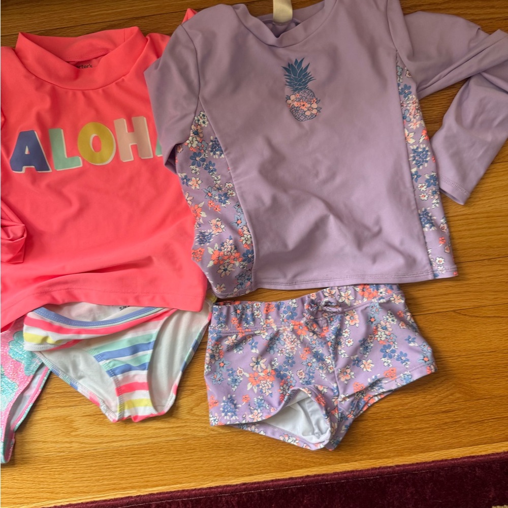 Colorful Kids' Swimwear Set